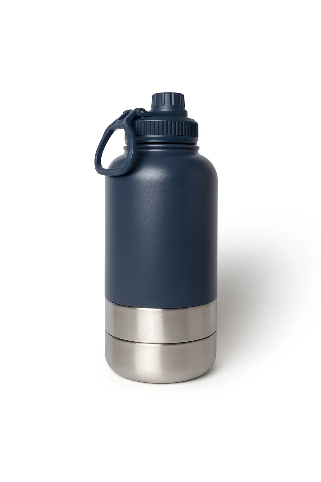 Dog Water Bottle with Bowls – Ocean Blue | 1000ml Leakproof - Image 2