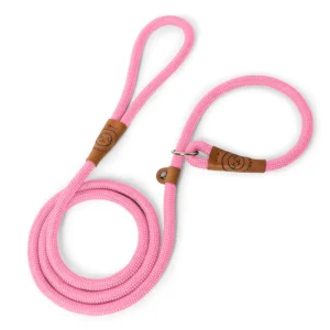 Rope Dog Lead - Blossom Pink - The Sasha