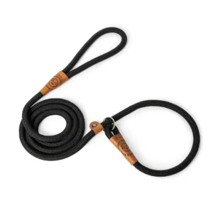 Rope Slip Lead - Black - The Original Charlie